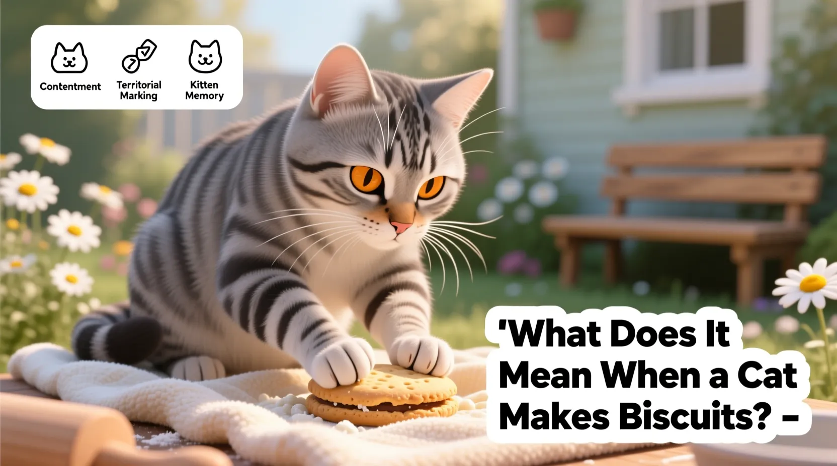 You are currently viewing What Does It Mean When a Cat Makes Biscuits and Why Cats Do It