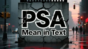 Read more about the article What Does PSA Mean in Text? A Complete Simple Guide For 2026