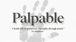 Read more about the article What Does Palpable Mean? A Complete Definition And Examples For 2026